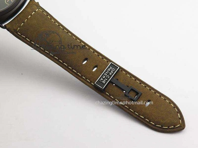 PAM504 O Radiomir Composite ZF 1:1 Best Edition On Brown Asso Strap P.3000 Super Clone