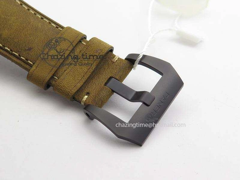 PAM504 O Radiomir Composite ZF 1:1 Best Edition On Brown Asso Strap P.3000 Super Clone