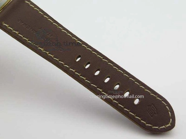 PAM507 P Bronzo V6F Best Edition On Brown Leather Strap A23J