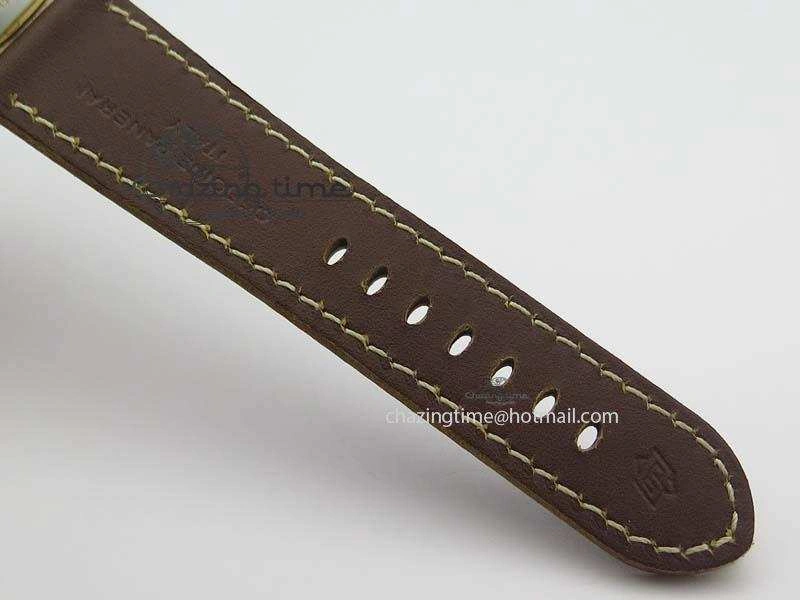 PAM507 P Bronzo V6F Best Edition On Brown Leather Strap A23J