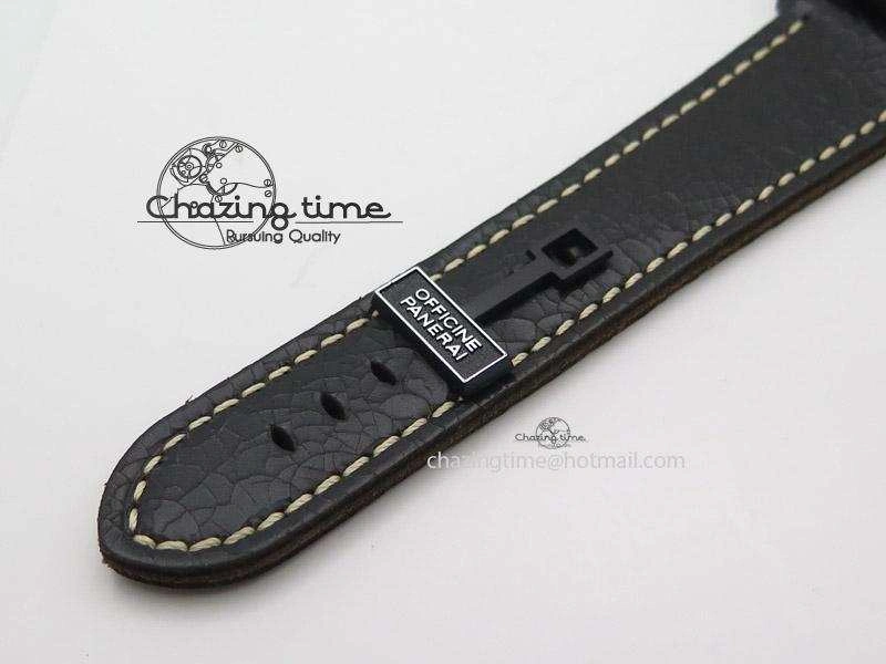 PAM508 P V6F 1:1 Best Edition Ceramic On Black Leather Strap ST2555