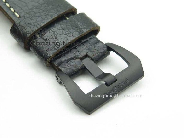 PAM508 P V6F 1:1 Best Edition Ceramic On Black Leather Strap ST2555