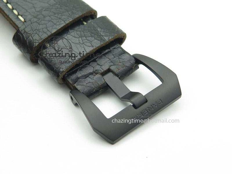 PAM508 P V6F 1:1 Best Edition Ceramic On Black Leather Strap ST2555