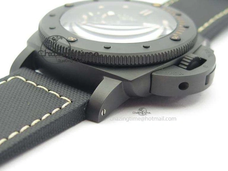 PAM508 P V6F 1:1 Best Edition Real Ceramic On Black Kevlar Diving Strap P9000