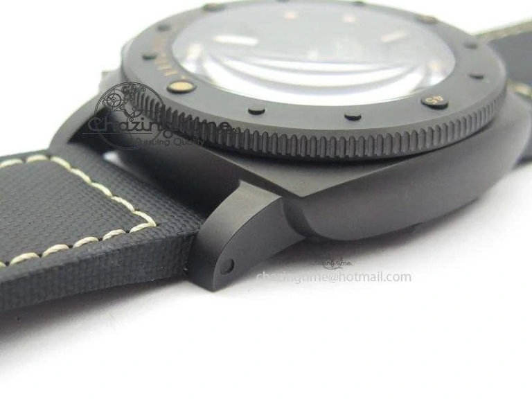 PAM508 P V6F 1:1 Best Edition Real Ceramic On Black Kevlar Diving Strap P9000