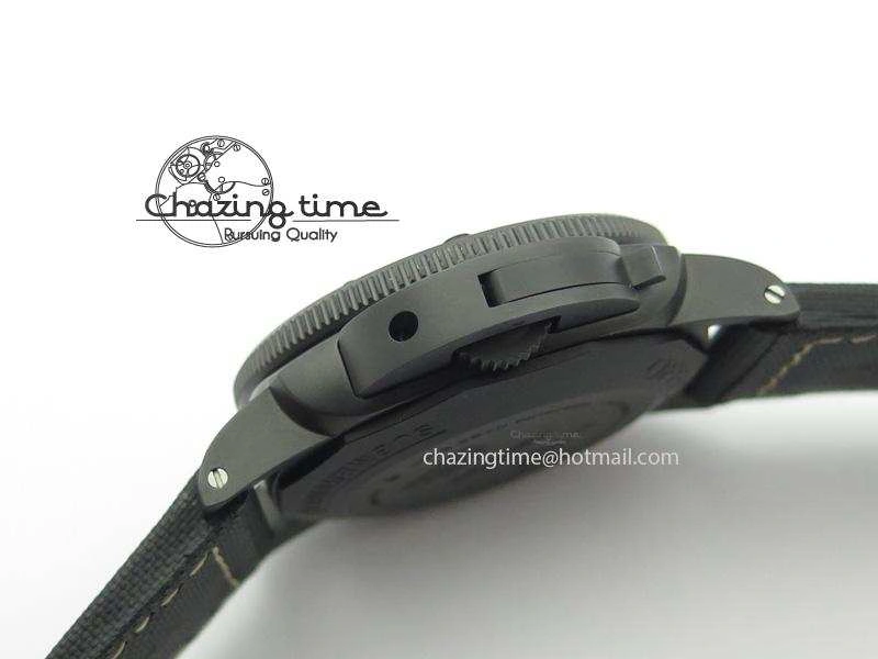 PAM508 P V6F 1:1 Best Edition Real Ceramic On Black Kevlar Diving Strap P9000