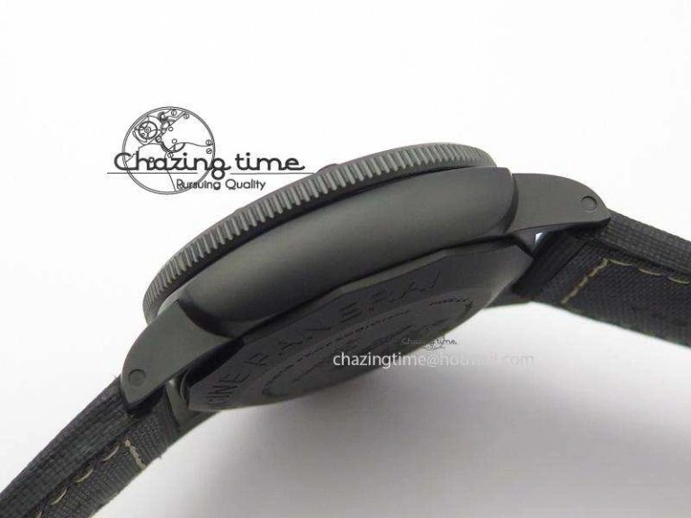 PAM508 P V6F 1:1 Best Edition Real Ceramic On Black Kevlar Diving Strap P9000
