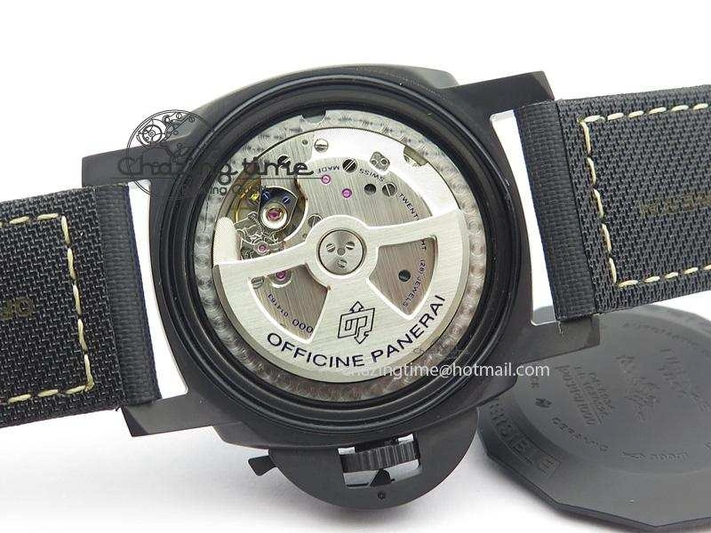 PAM508 P V6F 1:1 Best Edition Real Ceramic On Black Kevlar Diving Strap P9000