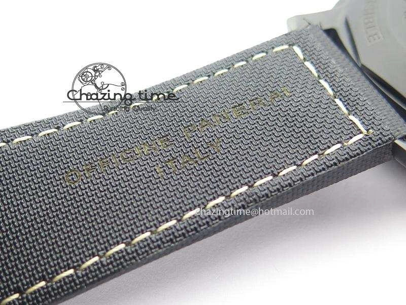 PAM508 P V6F 1:1 Best Edition Real Ceramic On Black Kevlar Diving Strap P9000