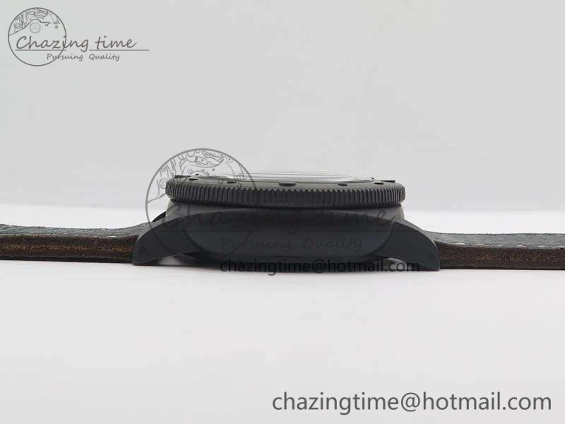 PAM508 P VSF 1:1 Best Edition Real Ceramic On Black Distressed Calfskin Strap P.9000 Super Clone