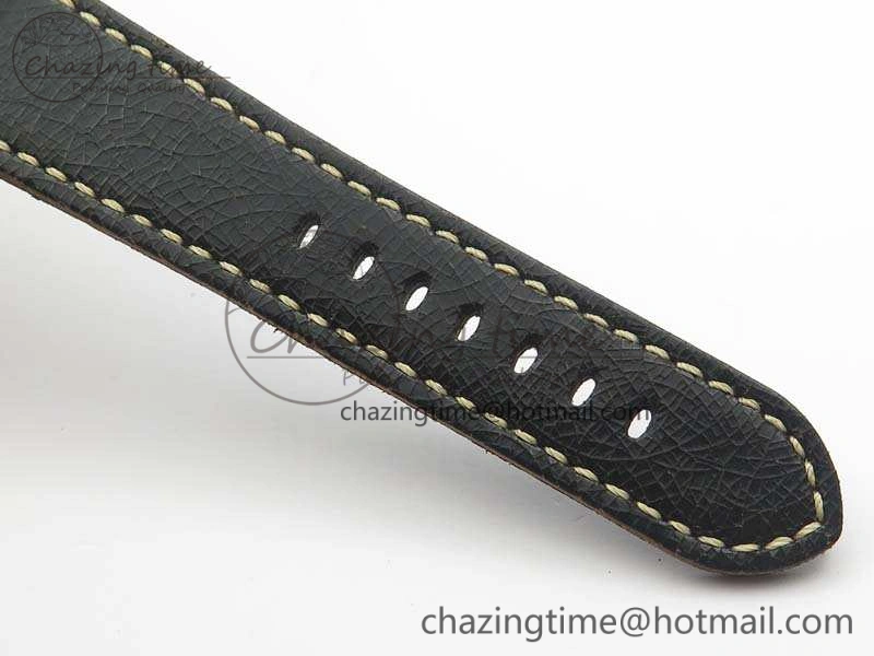 PAM508 P VSF 1:1 Best Edition Real Ceramic On Black Distressed Calfskin Strap P.9000 Super Clone