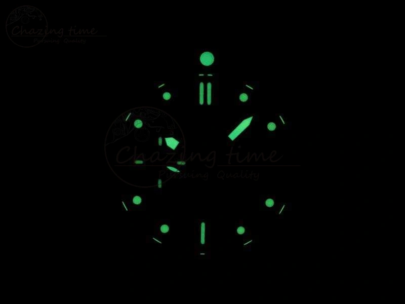 PAM508 P VSF 1:1 Best Edition Real Ceramic On Black Distressed Calfskin Strap P.9000 Super Clone