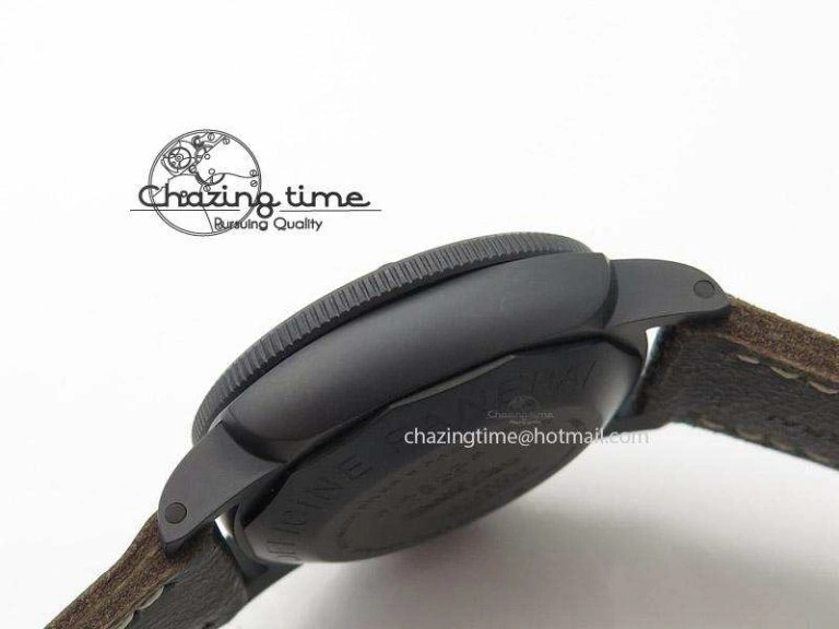 PAM508 P ZF Best Edition Real Ceramic On Black Calfskin Strap P9000