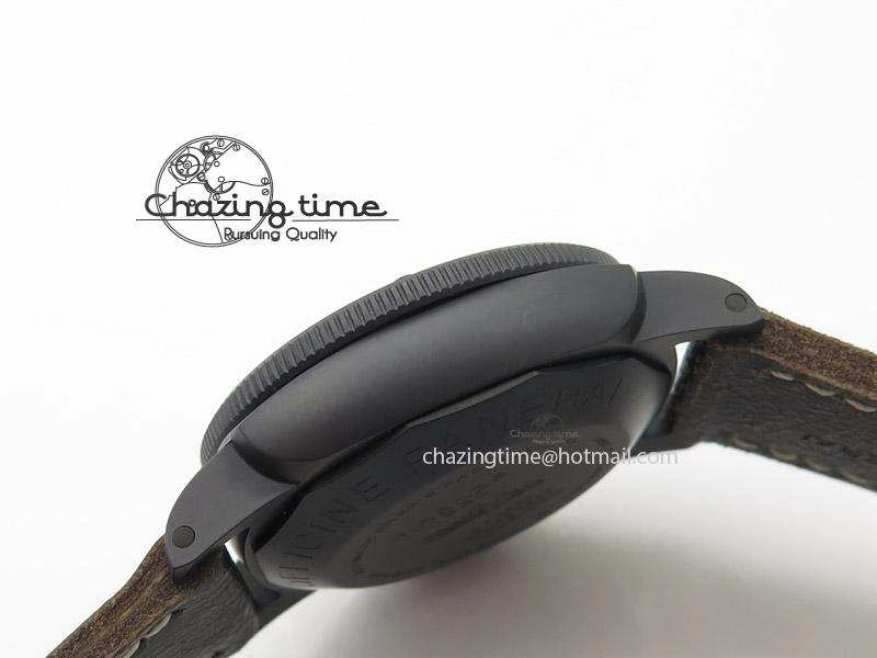 PAM508 P ZF Best Edition Real Ceramic On Black Calfskin Strap P9000