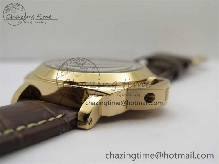 PAM511 RG HWF 1:1 Best Edition on Leather Strap A6497