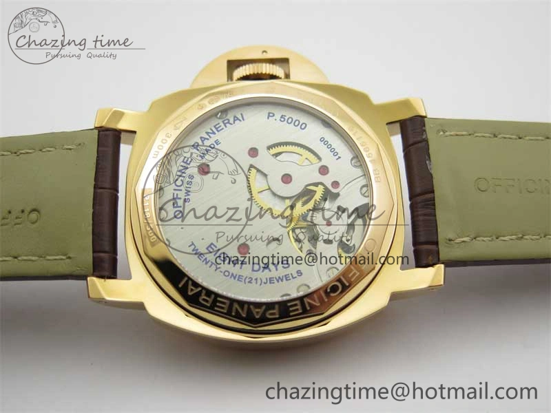 PAM511 RG HWF 1:1 Best Edition on Leather Strap A6497