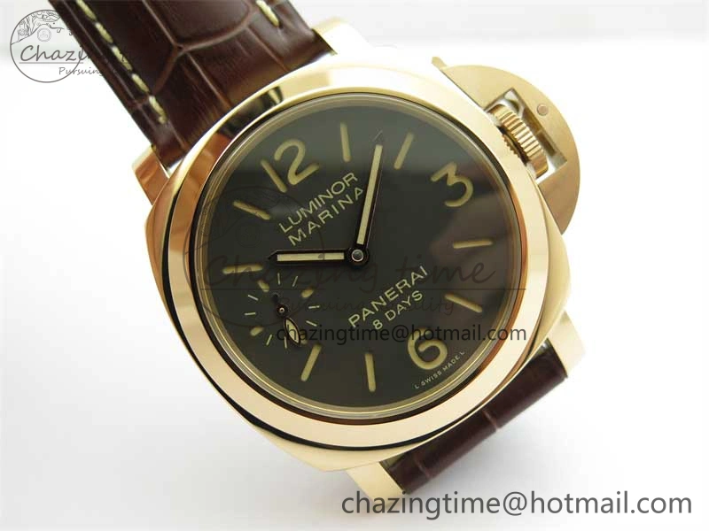 PAM511 RG HWF 1:1 Best Edition on Leather Strap A6497