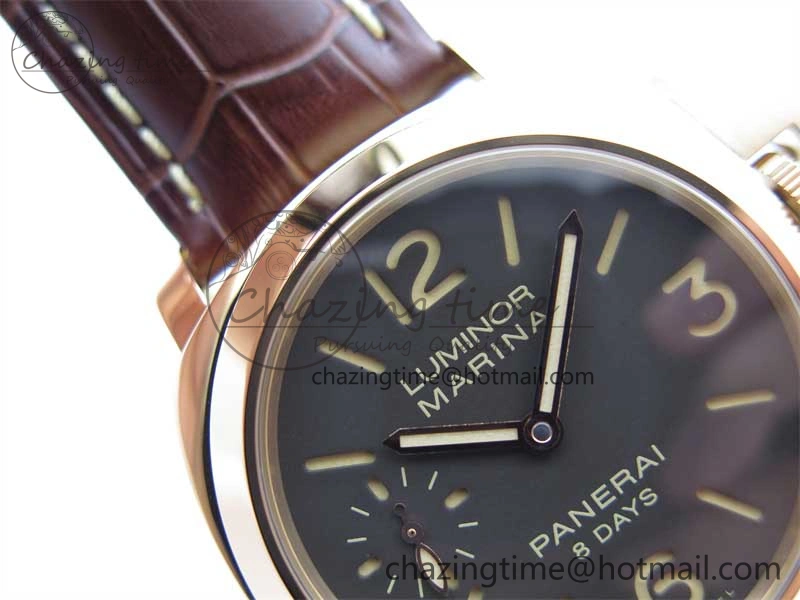 PAM511 RG HWF 1:1 Best Edition on Leather Strap A6497