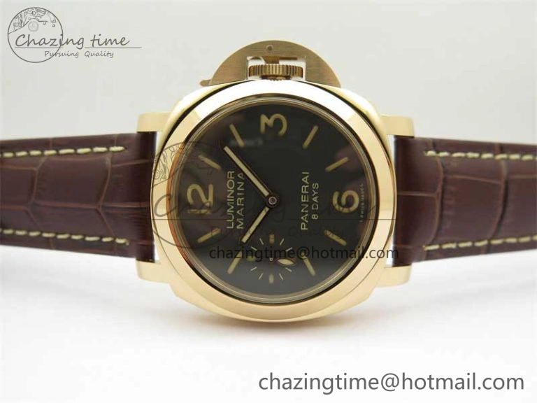 PAM511 RG HWF 1:1 Best Edition on Leather Strap A6497