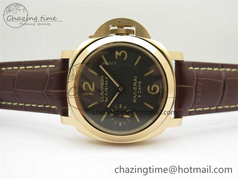 PAM511 RG HWF 1:1 Best Edition on Leather Strap A6497