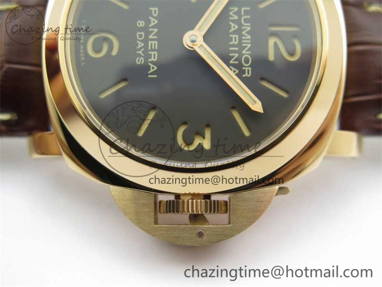 PAM511 RG HWF 1:1 Best Edition on Leather Strap A6497