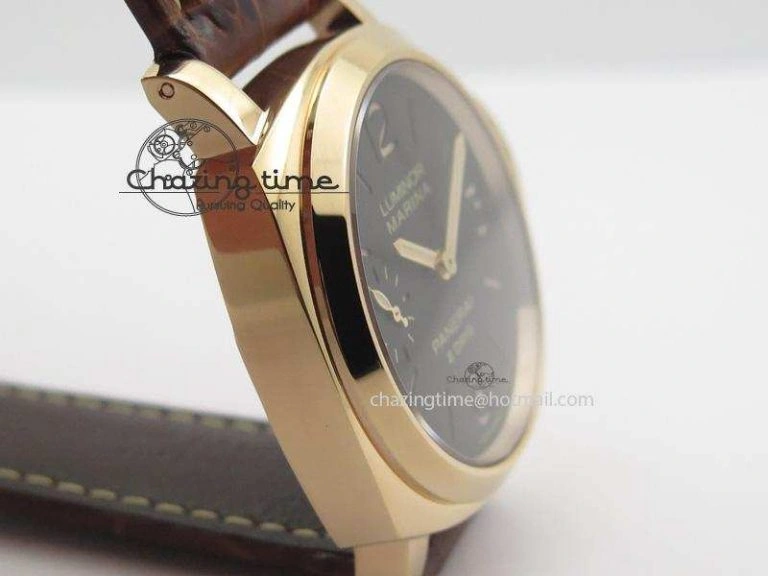 PAM511 RG ZF Best Edition On Brown Leather Strap P5000 Clone