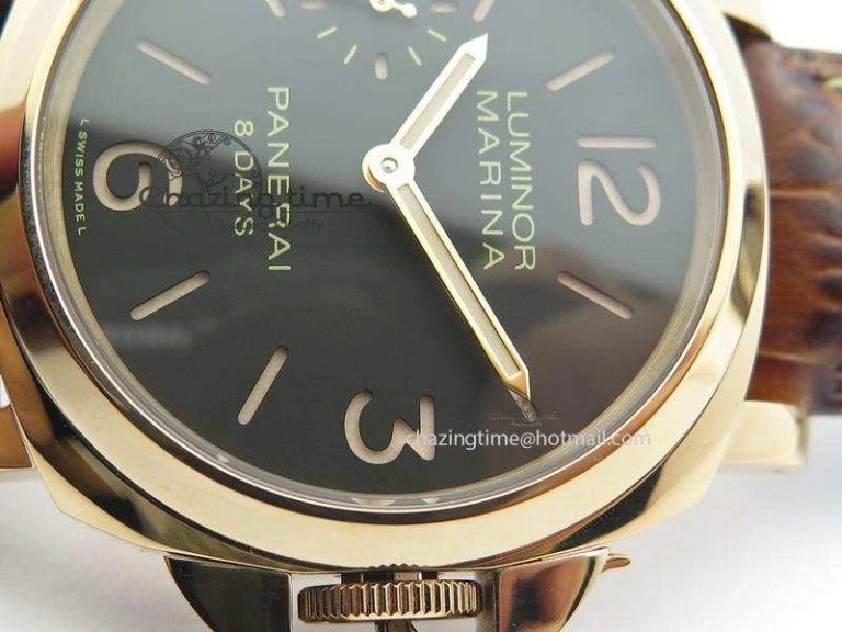 PAM511 RG ZF Best Edition On Brown Leather Strap P5000 Clone