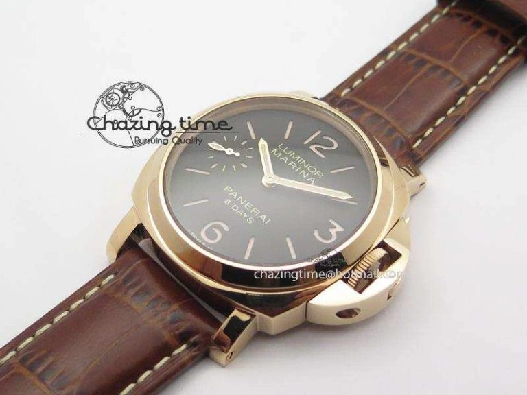 PAM511 RG ZF Best Edition On Brown Leather Strap P5000 Clone