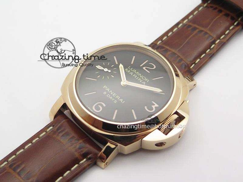 PAM511 RG ZF Best Edition On Brown Leather Strap P5000 Clone