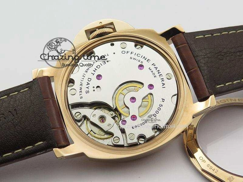PAM511 RG ZF Best Edition On Brown Leather Strap P5000 Clone