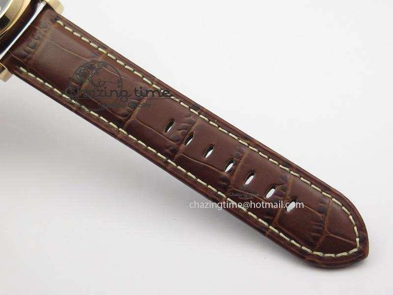PAM511 RG ZF Best Edition On Brown Leather Strap P5000 Clone