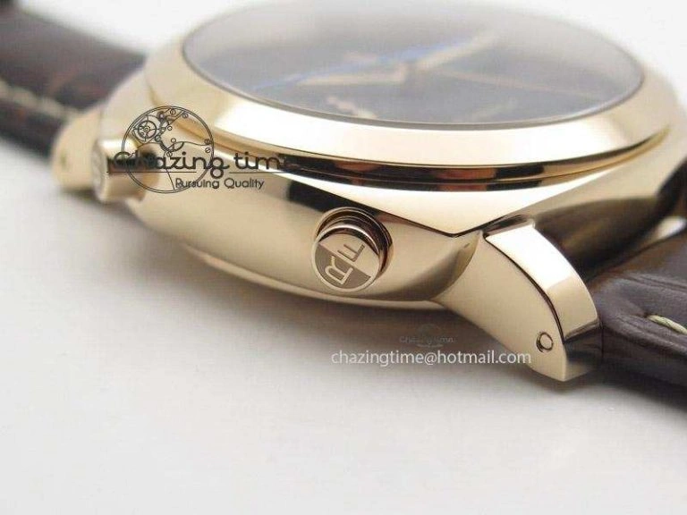PAM525 Q V6F Fake Flyback Black Dial On Brown Leather Strap P.9100