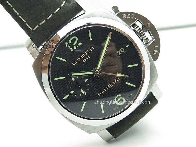 PAM535 Q V6F Best Edition Paris Hobnails Dial on Deep Brown Asso Strap P9001