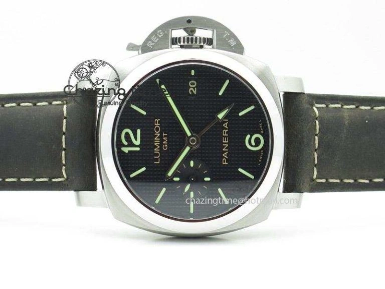 PAM535 Q V6F Best Edition Paris Hobnails Dial on Deep Brown Asso Strap P9001