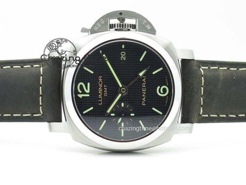 PAM535 Q V6F Best Edition Paris Hobnails Dial on Deep Brown Asso Strap P9001