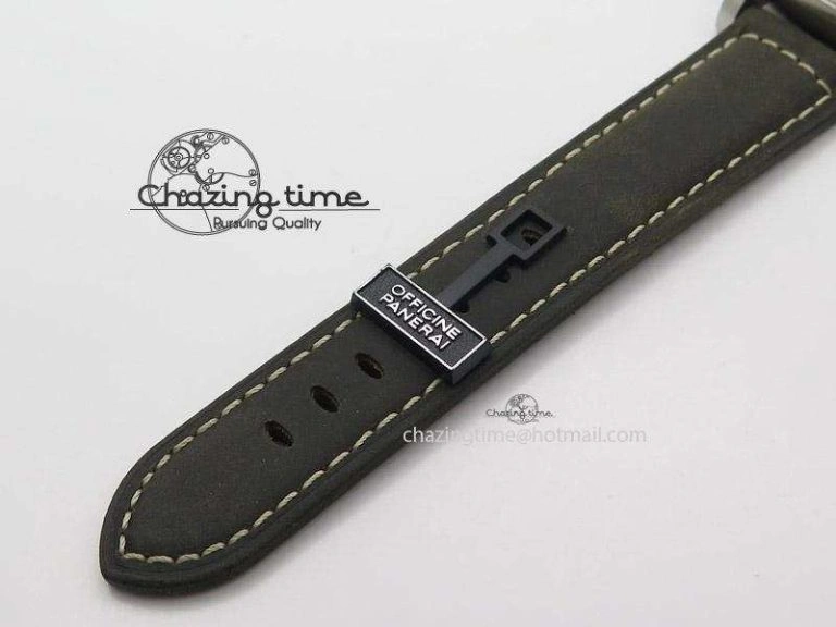 PAM535 Q V6F Best Edition Paris Hobnails Dial on Deep Brown Asso Strap P9001