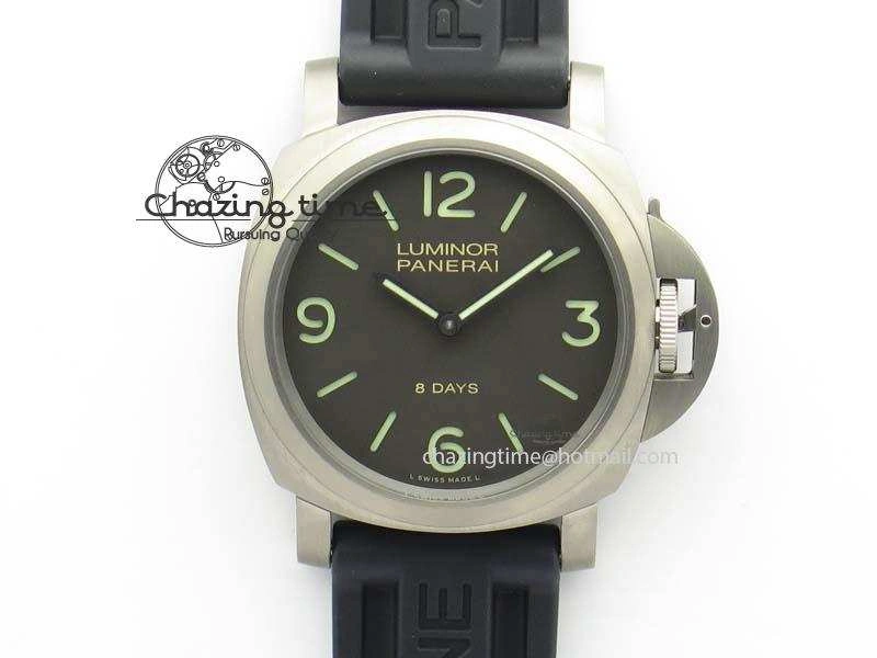 PAM562 Q Titanium ZF 1:1 Best Edition On Black Rubber Strap P5000 Clone
