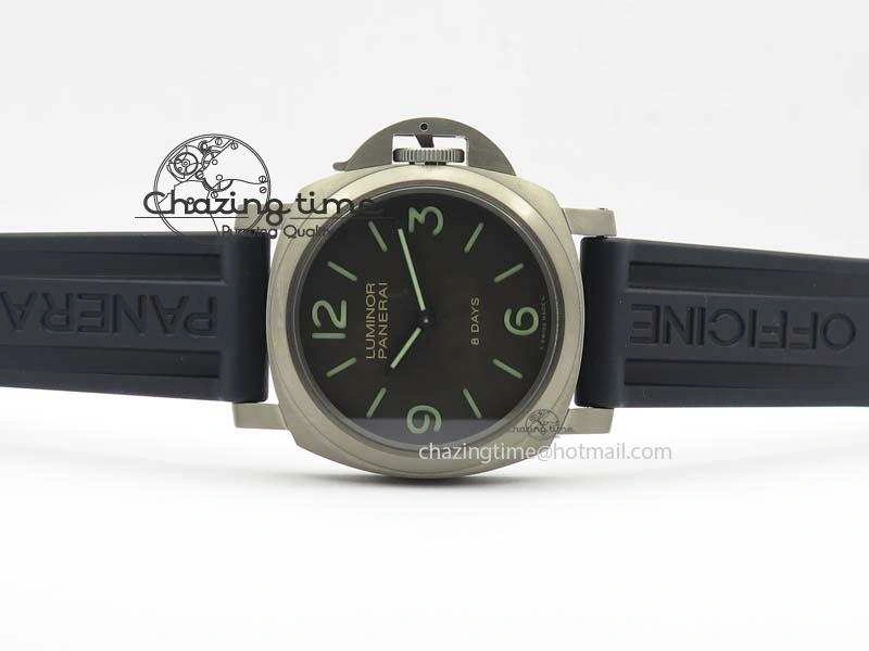PAM562 Q Titanium ZF 1:1 Best Edition On Black Rubber Strap P5000 Clone