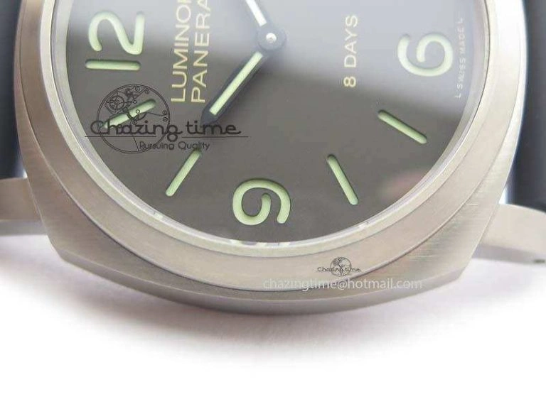 PAM562 Q Titanium ZF 1:1 Best Edition On Black Rubber Strap P5000 Clone
