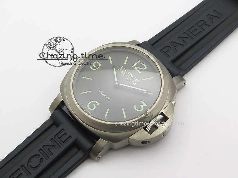 PAM562 Q Titanium ZF 1:1 Best Edition On Black Rubber Strap P5000 Clone