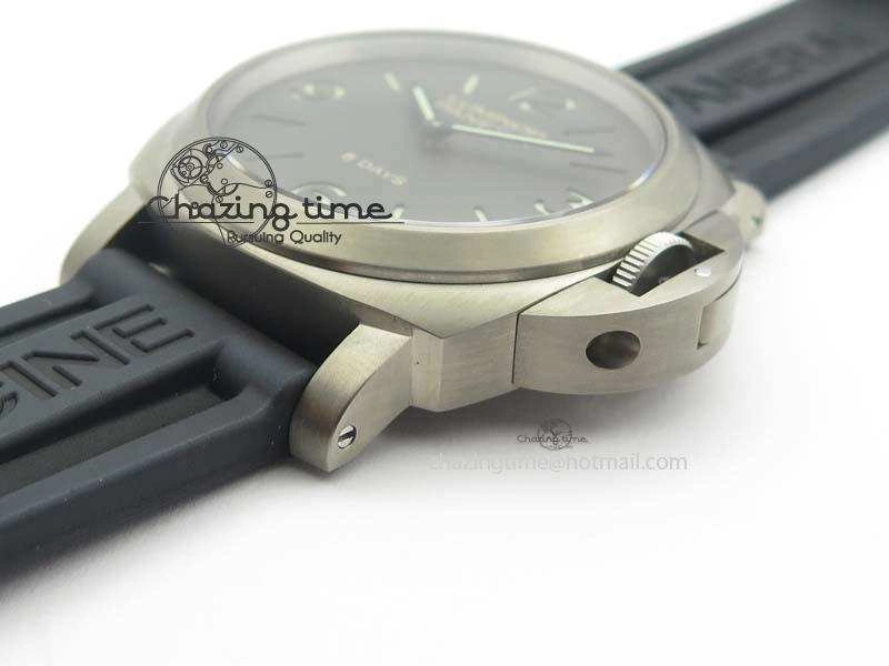 PAM562 Q Titanium ZF 1:1 Best Edition On Black Rubber Strap P5000 Clone