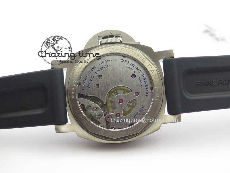 PAM564 Q Titanium ZF 1:1 Best Edition On Black Rubber Strap P5000 Clone