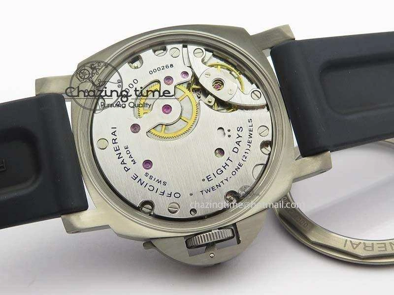 PAM564 Q Titanium ZF 1:1 Best Edition On Black Rubber Strap P5000 Clone