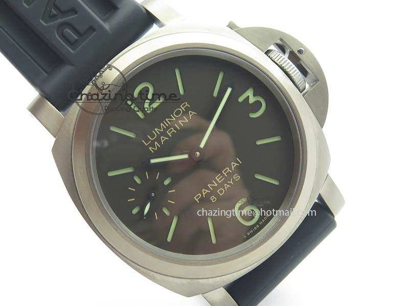 PAM564 Q Titanium ZF 1:1 Best Edition On Black Rubber Strap P5000 Clone