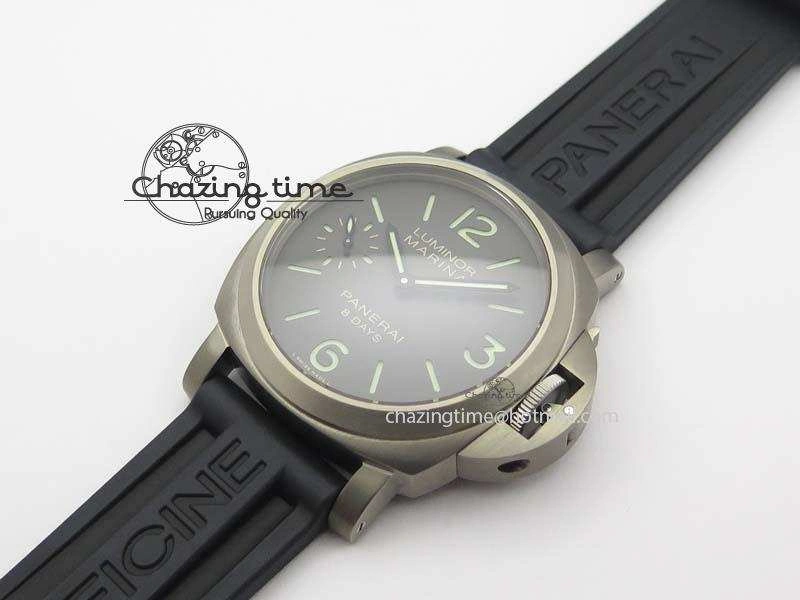 PAM564 Q Titanium ZF 1:1 Best Edition On Black Rubber Strap P5000 Clone