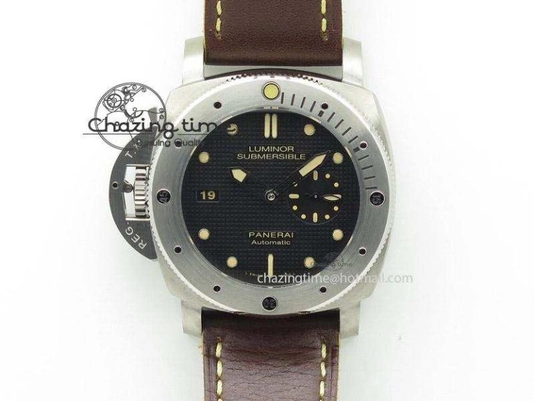 PAM569 Q V6 Lite Best Edition On Thick Brown Leather Strap ST2555