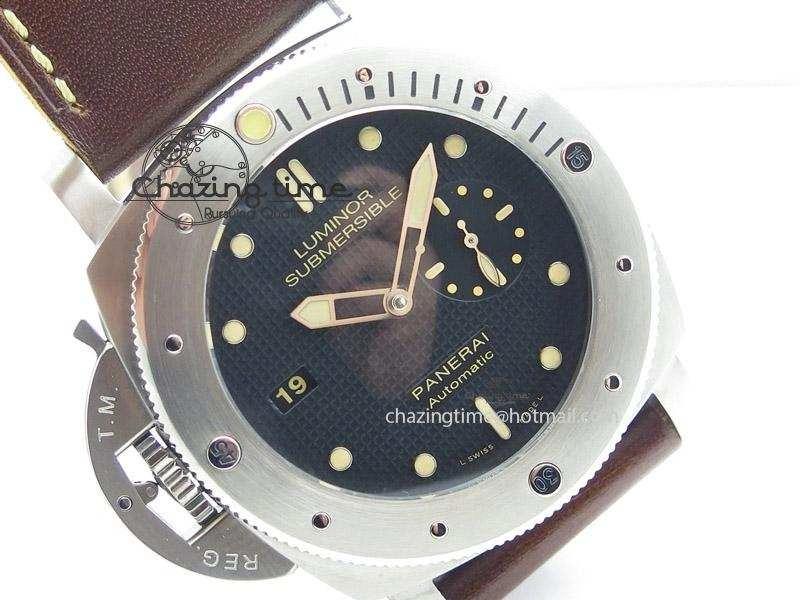 PAM569 Q V6 Lite Best Edition On Thick Brown Leather Strap ST2555