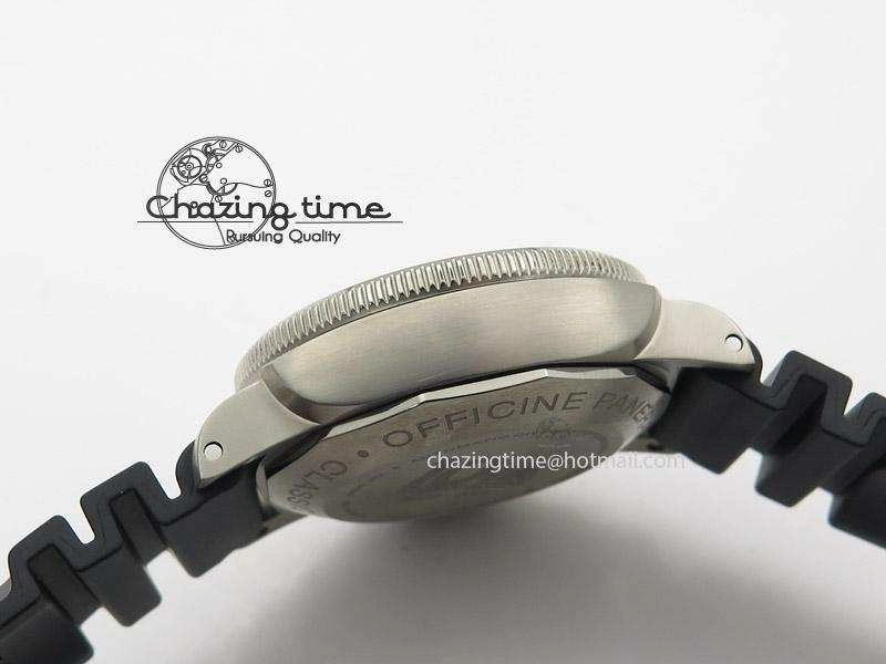 PAM571 P Titanium ZF 1:1 Best Edition on Black Rubber Strap ZP9000