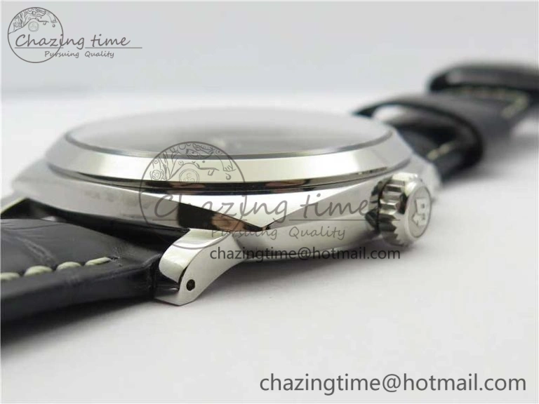 PAM572 Q Radiomir 1940 V9F 1:1 Best Edition Black Dial on Black Leather Strap P.4000 Super Clone