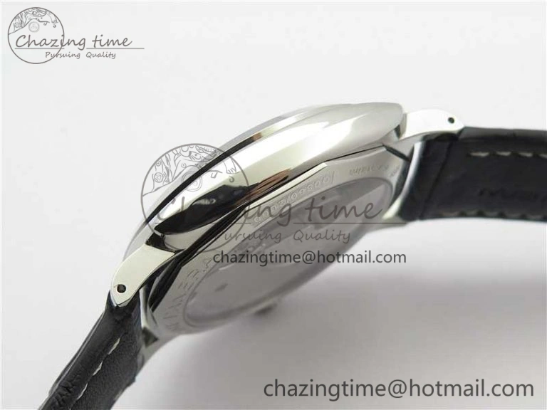PAM572 Q Radiomir 1940 V9F 1:1 Best Edition Black Dial on Black Leather Strap P.4000 Super Clone